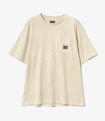 S/S Papillon Emb. Pocket Tee - Cotton Jersey