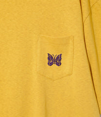 S/S Papillon Emb. Pocket Tee - Cotton Jersey