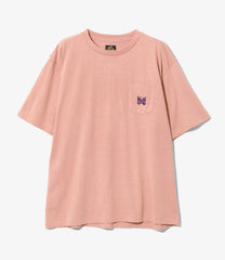 S/S Papillon Emb. Pocket Tee - Cotton Jersey