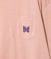 S/S Papillon Emb. Pocket Tee - Cotton Jersey