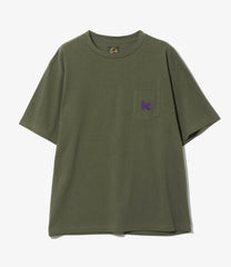 S/S Papillon Emb. Pocket Tee - Cotton Jersey