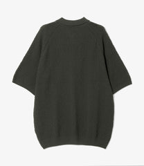 S/S Polo Sweater - Merino Wool Knit