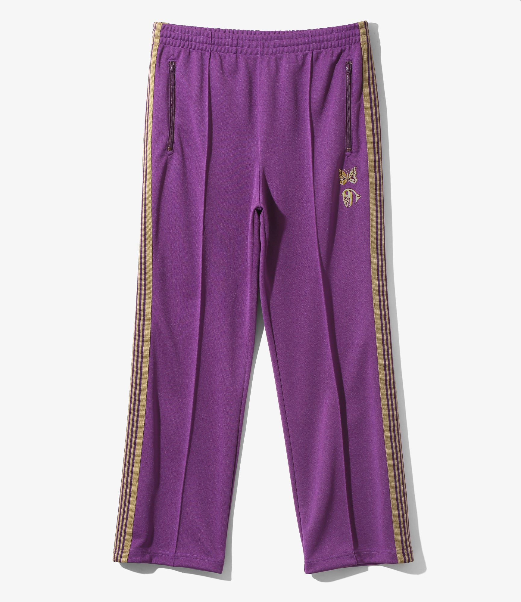 Needles H.d Wide-leg Track Pants in Black for Men | Lyst