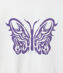 Needles x Kae Tanaka  S/S Crew Neck Tee - Poly Jersey / KT Papillon