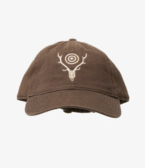 Strap Back Cap - Skull & Target Emb.