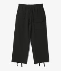 String Cuff Balloon Pant- Poly Coolish Cloth