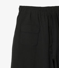 String Cuff Balloon Pant- Poly Coolish Cloth