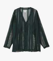 V-Neck Cardigan - Poly Lace