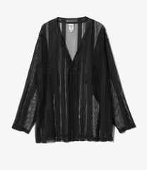 V-Neck Cardigan - Poly Lace