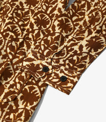 Pen Jacket - Batik Leaf Print