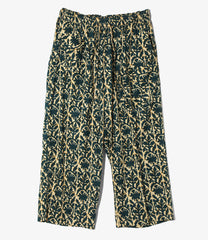 String Cropped Pant- Batik Leaf Pt.