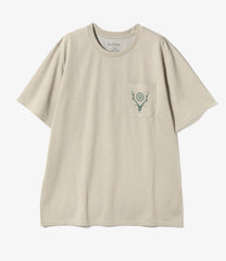 S/S Round Pocket Tee - Circle Horn