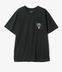 S/S Round Pocket Tee - Circle Horn