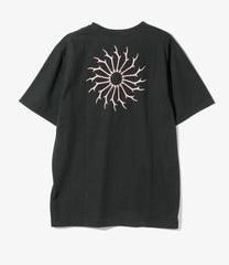 S/S Round Pocket Tee - Circle Horn