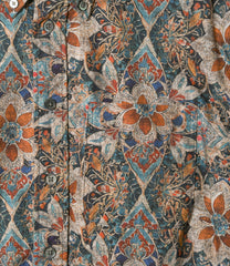 19 Century BD Shirt - Navy Floral Printed Cotton Lawn