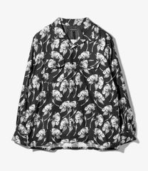 Classic Shirt - Cotton Brushed Floral Print