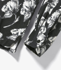 Classic Shirt - Cotton Brushed Floral Print
