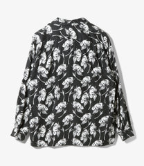 Classic Shirt - Cotton Brushed Floral Print