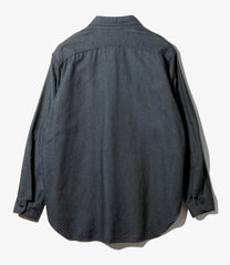 Work Shirt - Cotton Denim Flannel