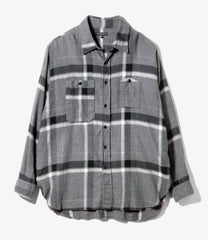 Work Shirt - Cotton Brushed Big Plaid