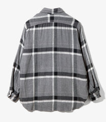 Work Shirt - Cotton Brushed Big Plaid
