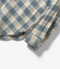 Work Shirt - Cotton Plaid Jacquard