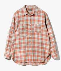 Work Shirt - Cotton Plaid Jacquard