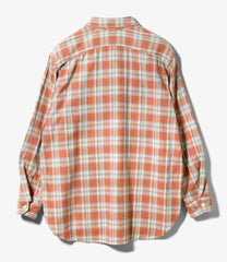 Work Shirt - Cotton Plaid Jacquard