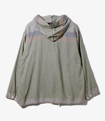 Cagoule Shirt - Smoky Horizontal Stripe