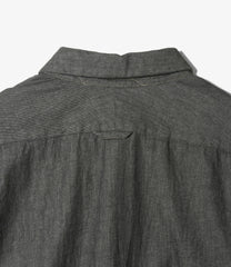 Combo Short Collar Shirt - Cotton Denim Shirting