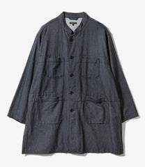 Dayton Long Shirt - Cotton Denim Flannel