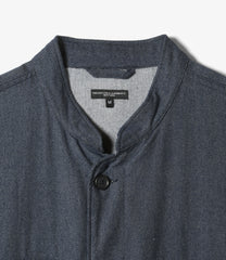 Dayton Long Shirt - Cotton Denim Flannel