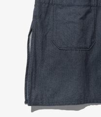 Dayton Long Shirt - Cotton Denim Flannel