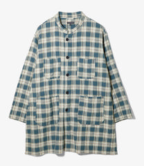 Dayton Long Shirt - Plaid Jacquard