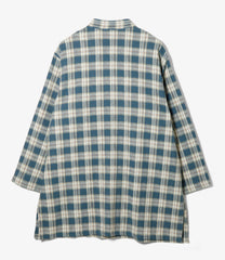 Dayton Long Shirt - Plaid Jacquard