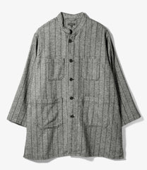 Dayton Long Shirt - Wool Striped HB