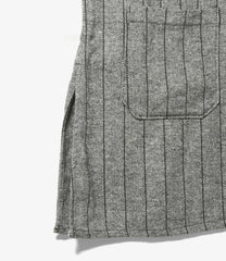 Dayton Long Shirt - Wool Striped HB