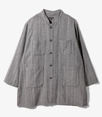 Dayton Long Shirt - Wool Striped HB