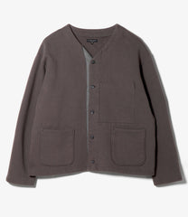 Knit Cardigan - 12oz Cotton Fleece