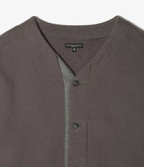 Knit Cardigan - 12oz Cotton Fleece