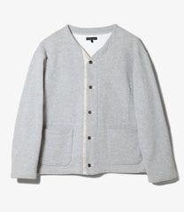 Knit Cardigan - 12oz Cotton Fleece