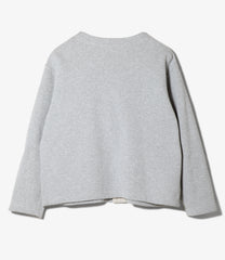 Knit Cardigan - 12oz Cotton Fleece