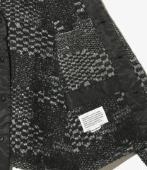Knit Cardigan - Pattern Block Jacquard