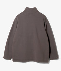 Zip Mock Neck - 12oz Cotton Fleece