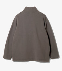 Zip Mock Neck - 12oz Cotton Fleece