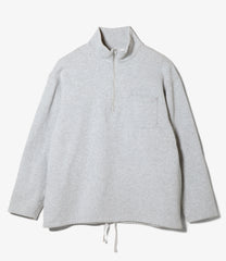 Zip Mock Neck - 12oz Cotton Fleece
