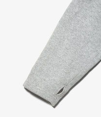 Zip Mock Neck - 12oz Cotton Fleece