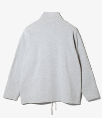 Zip Mock Neck - 12oz Cotton Fleece