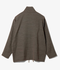 Zip Mock Neck - Tri Blend Jersey Knit