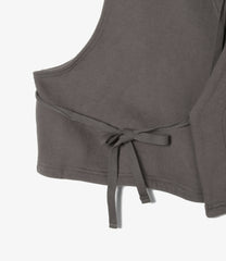 Knit Wrap Vest - 12oz Cotton Fleece